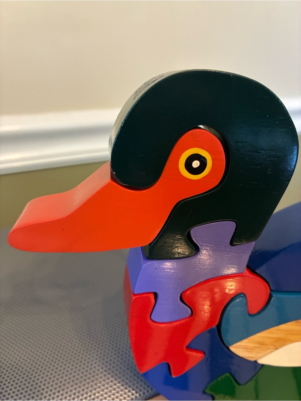 Adica Pongi Inc - VTG. DUCK NOVELTY PUZZLE (13 pieces) - Picture 3 of 7